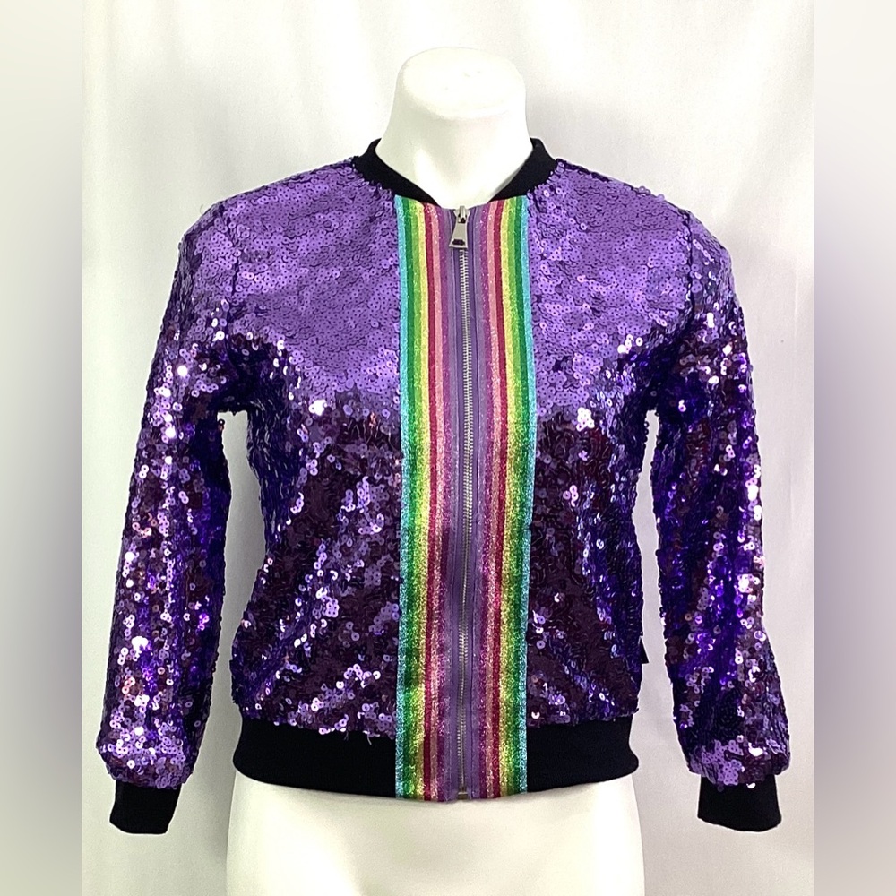 NWOT-JoJo’s-“DREAM”-sequin jacket – girls 10/12